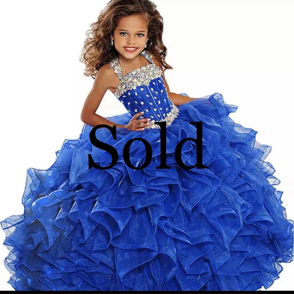Kids pageant dress NWT size 12-13 SOLD SOLD